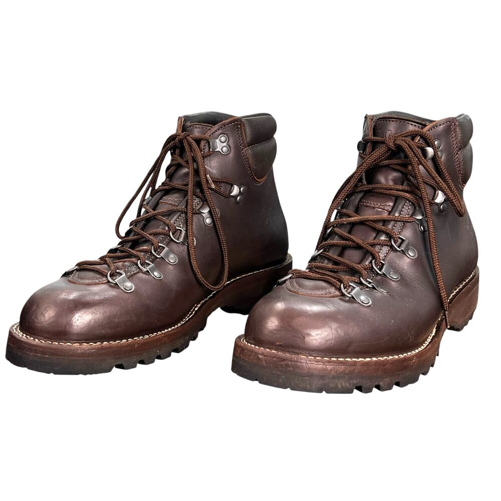 Viberg Pachena Bay Brown Leather Vibram Sole Hiking Boot Size US 10.5 D - Picture 7 of 13